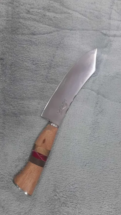 Faca do Chef Inox 420 C Cabo Misto Dt Rosa Cutelaria Rincao