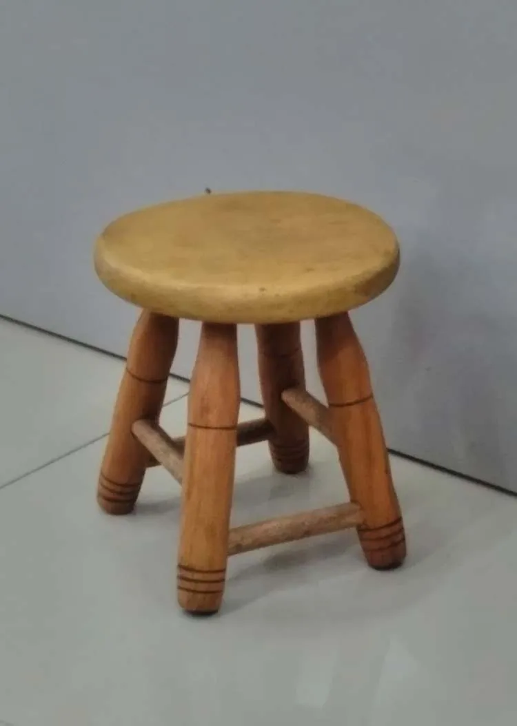 Banco Alto com Encosto Naturale Aldo Moveis — Banco Pequeno sem Encosto - Naturale