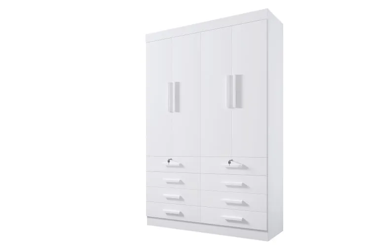 Roupeiro Monaco Plus 4P8G D Doro — Branco