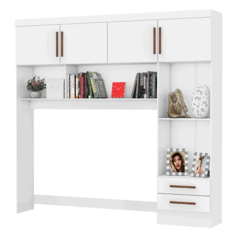 Modulado 4P2G Branco.Branco Carioca