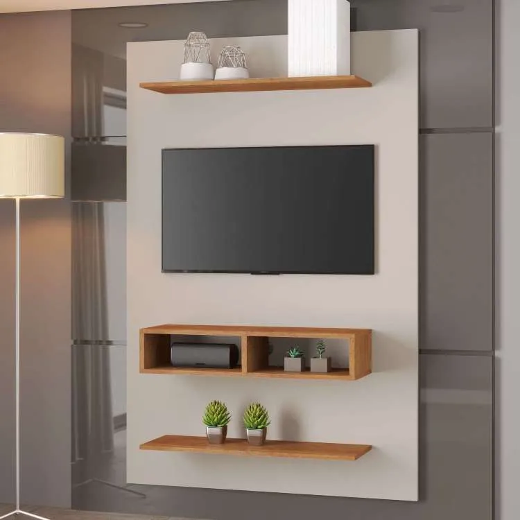 Painel Delta 115 Viero — Off White/Mel