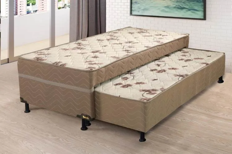 Colchobox Casal Acucena 138x188x46 Bonaflex — Colchobox Solteiro com Auxiliar Açucena