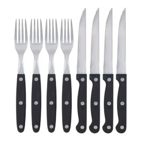 8Pcs Preto Metalurgica Mor