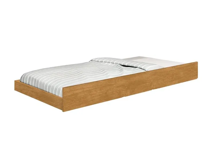 Cama Auxiliar Eleganza 90 J&A Moveis — Nature