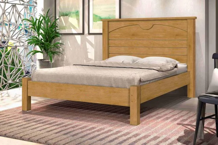 Cama Casal Lion J&A Moveis — Nature
