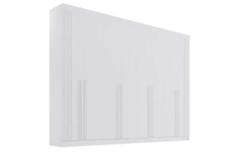 Roupeiro Daymond 8P Branco Ripado D Doro
