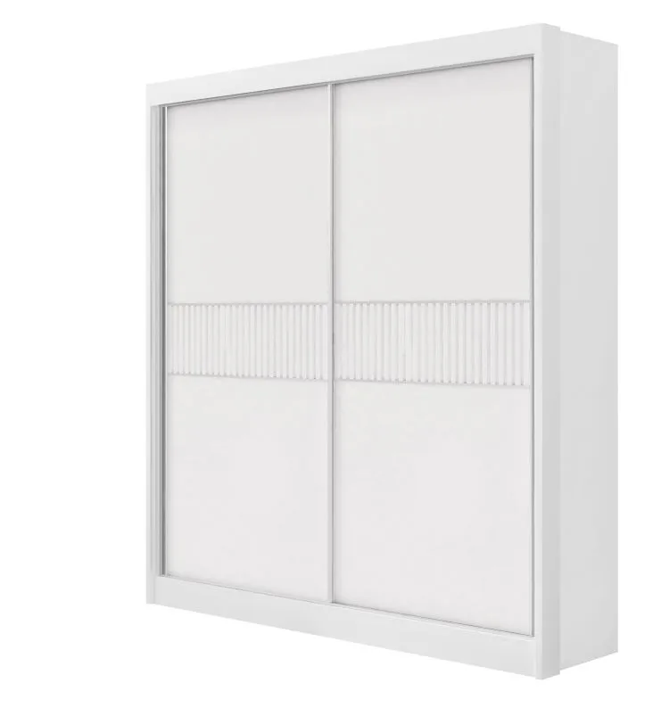 Roupeiro Santorini 2P D Doro — Branco Ripado