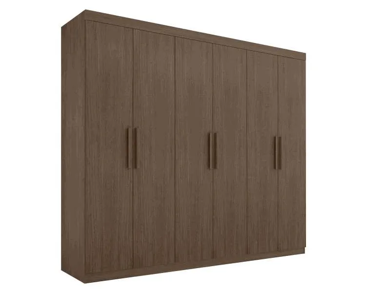 Roupeiro Colibri 6P D Doro — Castanho