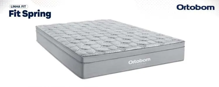 Colchao Casal Fit D33 138x188x17 Ortobom — Colchão Casal Fit Spring 138x188x26