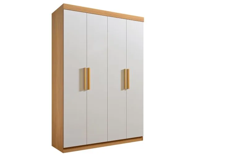 Roupeiro Colibri 4P D Doro — Cinamomo/Off White