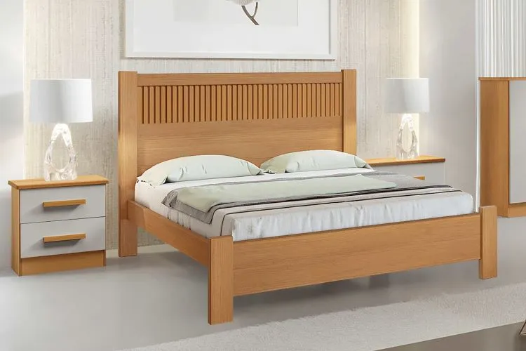 Cama Casal Primicia Plus D Doro — Cinamomo - Ripado