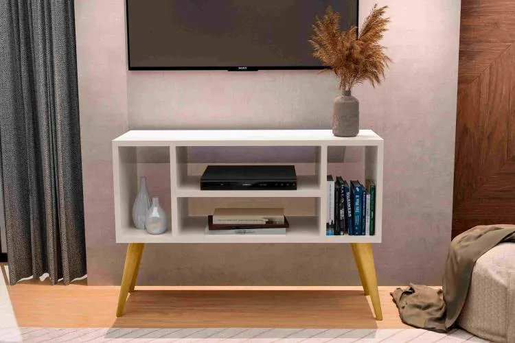 Rack Miami 90 J&A Moveis — Off White