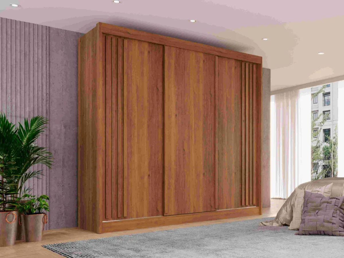 Roupeiro Atenas Plus 3P4G Salleto — Cinamomo