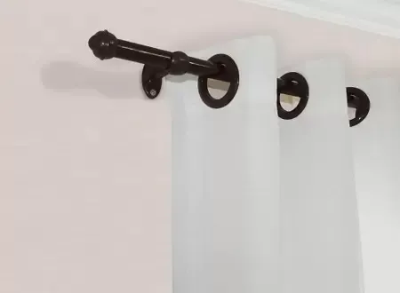 Kit Varao Pratiko Pro 19mm x 3,00m com 3 Suportes Bella Arte — Imbuia