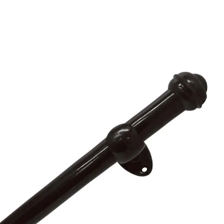 Kit Varao Pratiko Pro 28mm x 2,00m com 2 Suporte Bella Aarte — Imbuia