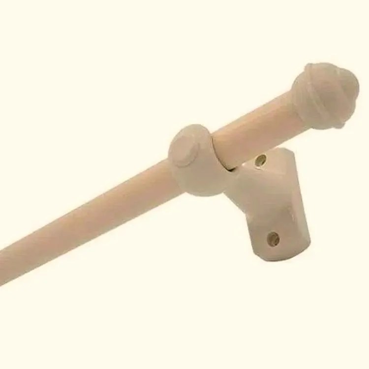 Kit Varao Pratiko Pro 28mm x 2,00m com 2 Suporte Bella Aarte — Palha