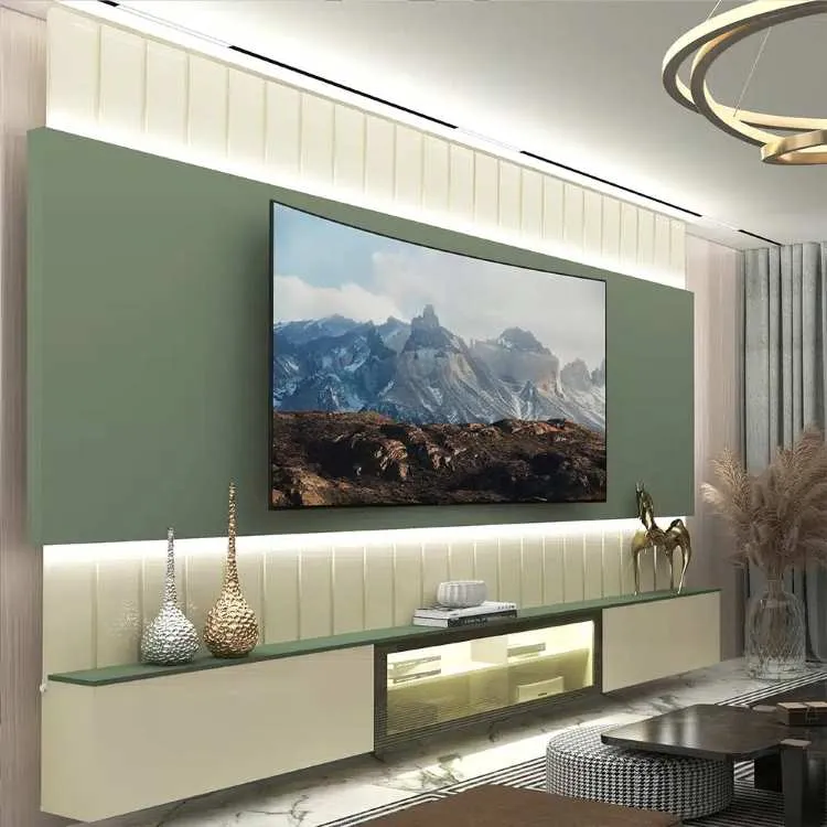 Home Soberano Reflecta 260 com LED Naturale.Off White Gelius — Off White/Verde Floresta