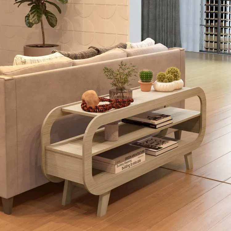 Rack Theo 133 Cinamomo.Off White Artely — Naturale