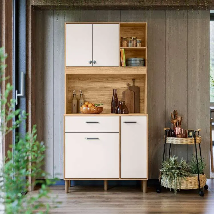 Kit Cozinha Erva Doce 90 4P1G Freijo.Chumbo Nicioli — Freijo/Chumbo