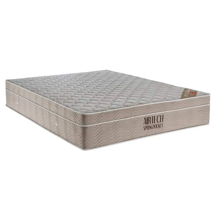 Colchao Casal AirTech Spring Pocket 138x188x25 Ortobom — Colchao Queen AirTech SpringPocket - 158x25