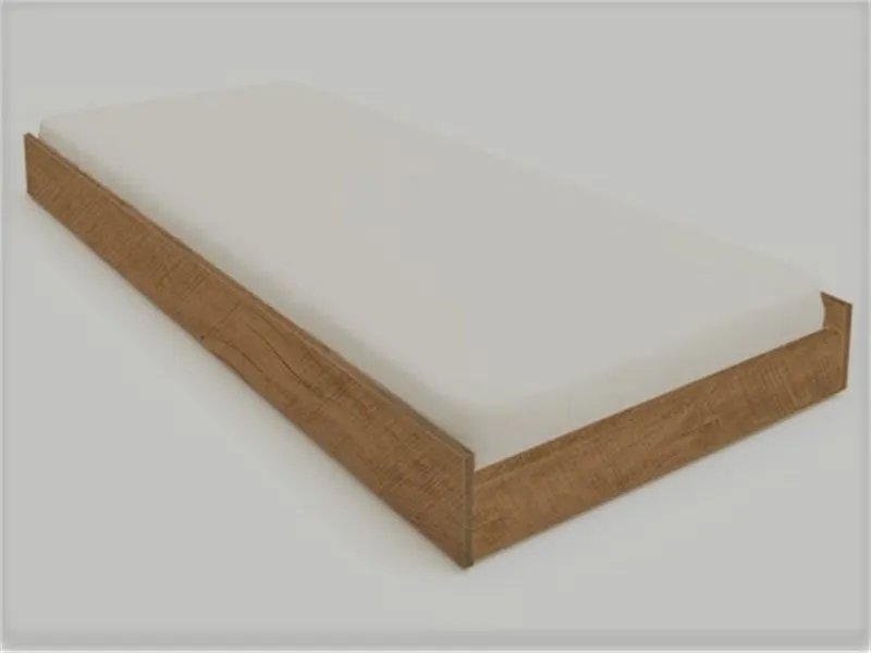 Kit Cama Auxiliar sem Gaveta Salleto — Cedro