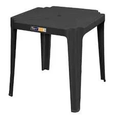 Mesa Plastica Coruripe 70x70 SolPlas — Preto