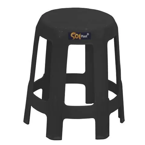 Banqueta Plastica Redonda Guaxuma 6 Pes SolPlast