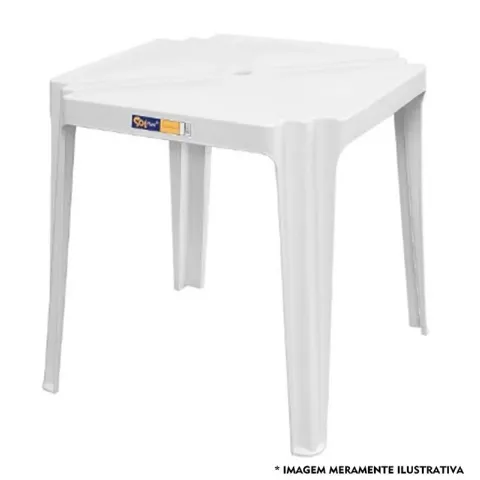 Mesa Plastica Coruripe 70x70 SolPlas