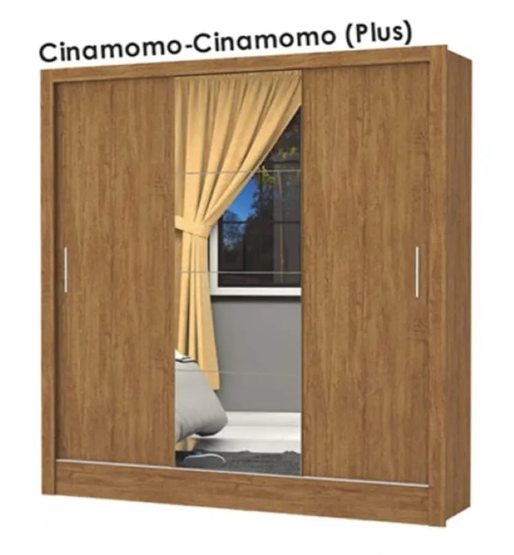 Kit de Espelho para Roupeiro Veneza ou Clara Plus Gold Carioca — Cinamomo