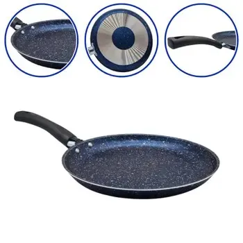 Panquequeira e Tapioqueira Calore Antiaderente 22cm Azul Alegrete