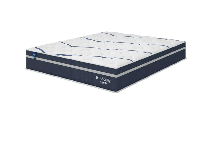 Colchao Casal DuroSpring Molas Superlastic 138x188x30 Plumatex — Colchão Queen DuroSpring 158x198x30