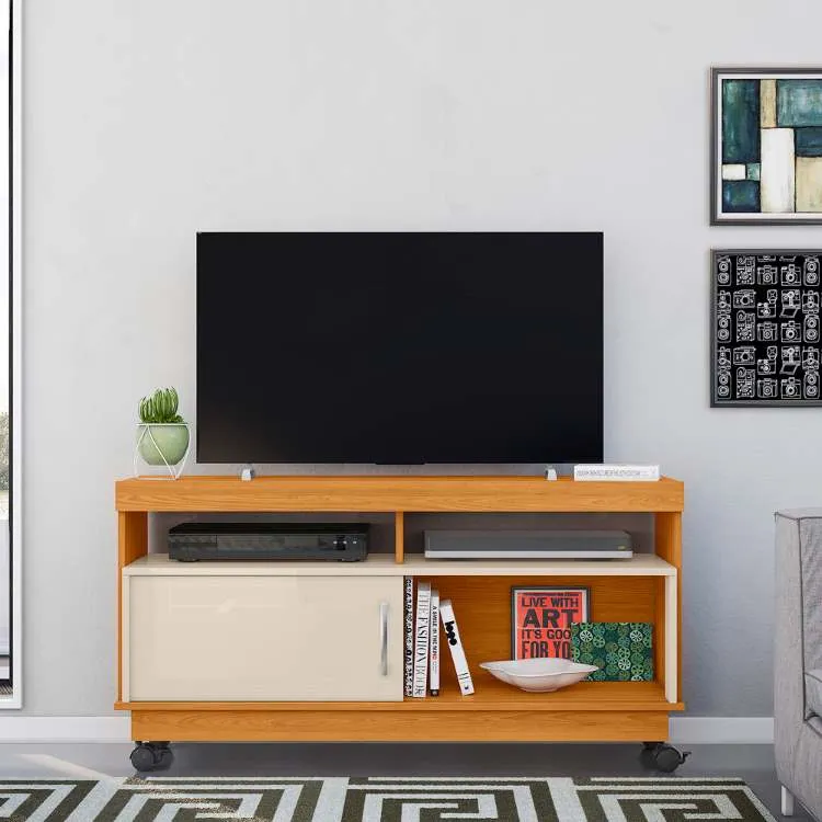 Rack Arthur Naturale Off White Madetec — Cinamomo/Off White