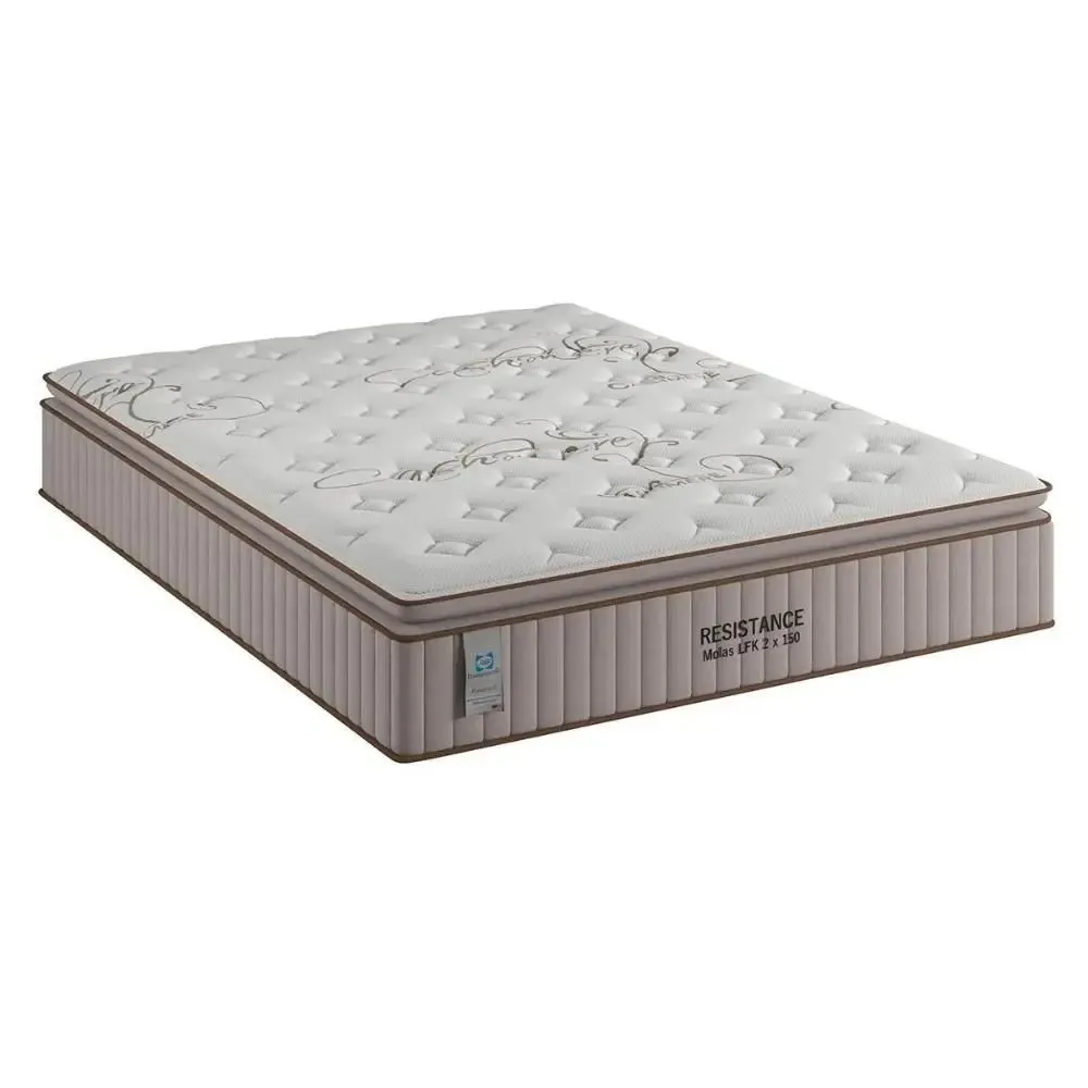 Colchao Casal Resistance Sealy Molas LFK 138x188x32 Plumatex — Queen Resistence Sealy 158x198x32