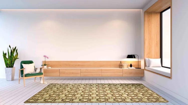 Tapete Alegra 1,50 x 2,00 Estampa Berlim PrataTextil — Tapete Alegra 150x200 - Estampa Berlim