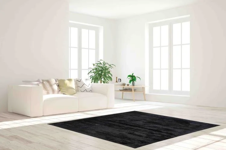 Tapete Apolo 1,50 x 2,00 Estampa Azul PrataTextil — Tapete Apolo 150x200 - Estampa Preto