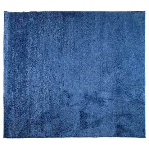 Tapete Apolo 1,50m Redondo Estampa Azul PrataTextil