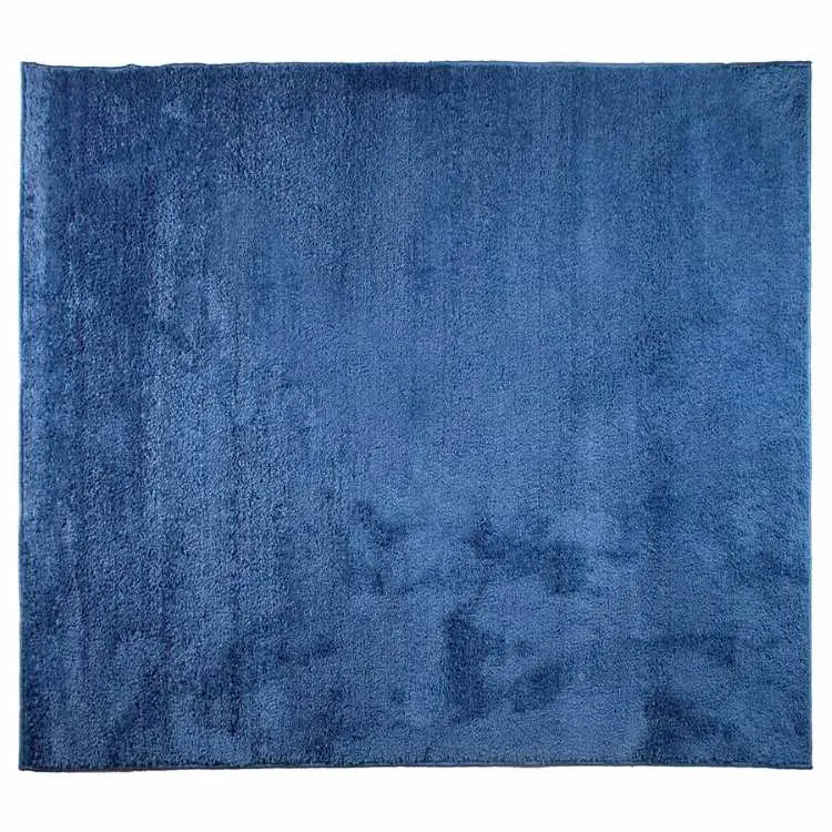 Tapete Apolo 1,50m Redondo Estampa Azul PrataTextil — Tapete Apolo 150 Redondo - Estampa Azul