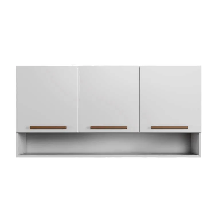 Armario Aereo Plus 120 3P1N Arte Moveis — Branco