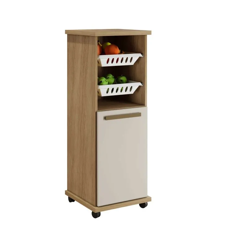 Fruteira Parana 39 1P2Cestos Arte Moveis — Cinamomo/Off White