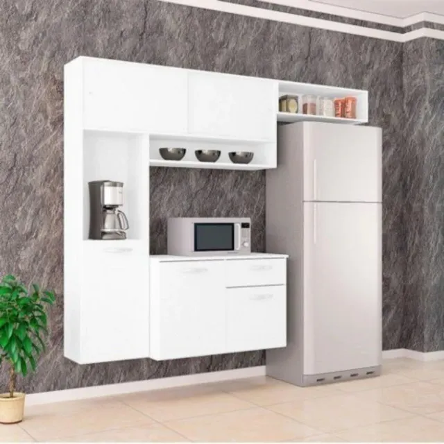 Cozinha Suspensa Thais 5P3N1G Branco Poquema — Cozinha Susp Thais - Branco