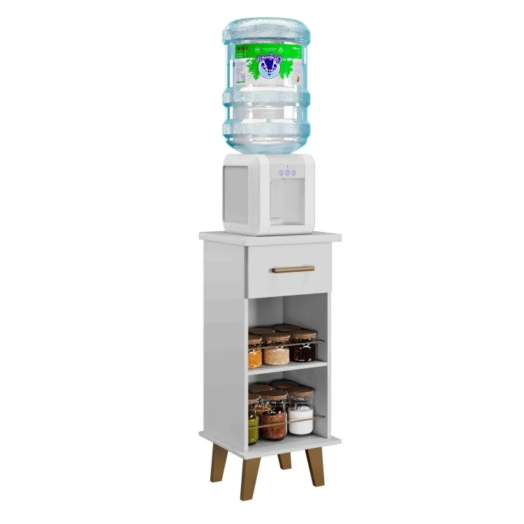 Balcao Arte Star 36 1G2N Branco Arte Moveis — Balcao Arte Star - Branco