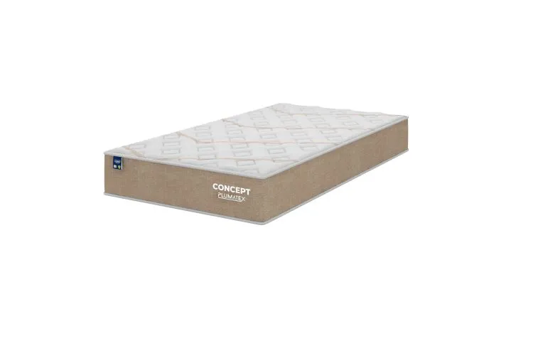 Colchao Casal Concept Dream Molas Ensacadas 138x188x25 Bege Plumatex — Colchão Solteiro Concept Dream 88x188x25