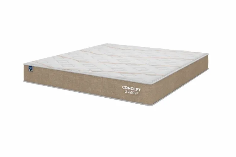 Colchao Casal Concept Dream Molas Ensacadas 138x188x25 Bege Plumatex — Colchão King Concept Dream 193x203x25