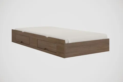 Box Cama Auxiliar Milenio ou Primicia com 2G Castanho D Doro