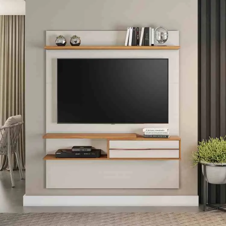 Painel NT 1155 135 1P Freijo Trend/Off White Tx/Freijo Trend/Off White Tx Notavel — Freijó Trend/Preto TX