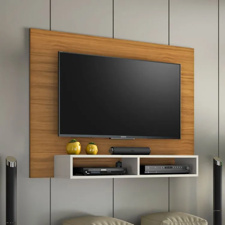 Painel Eros 120 Notavel — Freijó Trend/Off White