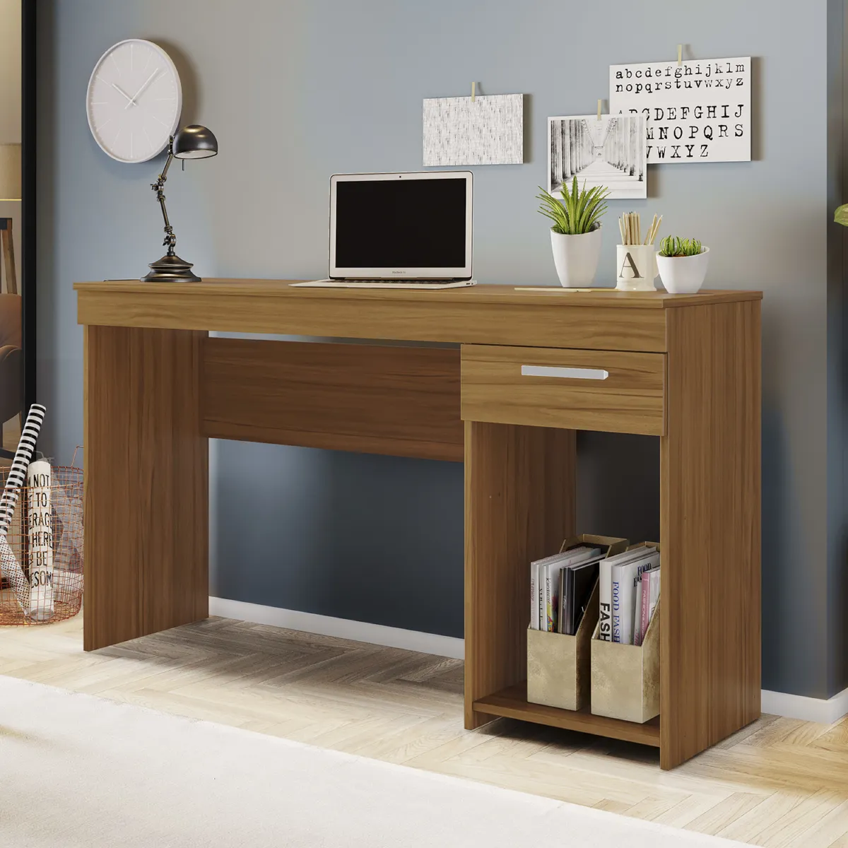 Mesa Office NT 2070 1G1N Notavel — Freijó Trend