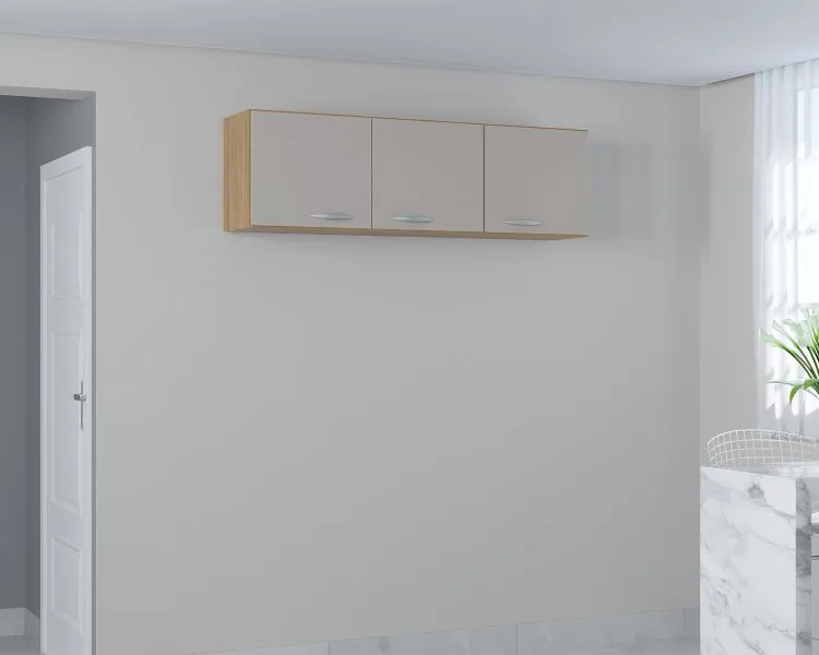 Aereo 3P 120 Branco Poquema — Damasco/Off White
