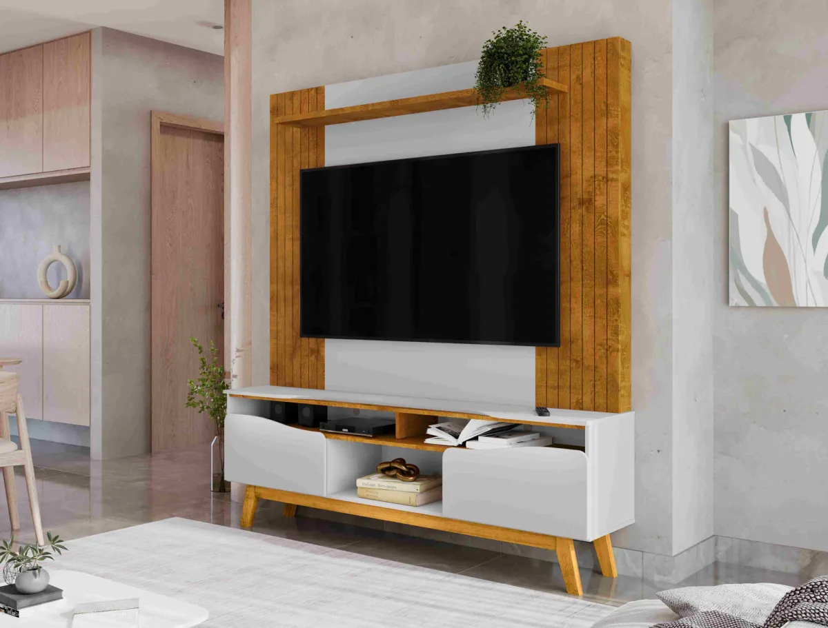 Home Atalaia 180 2P3N1P Naturale.Off White Bechara Moveis — Naturale/Off White