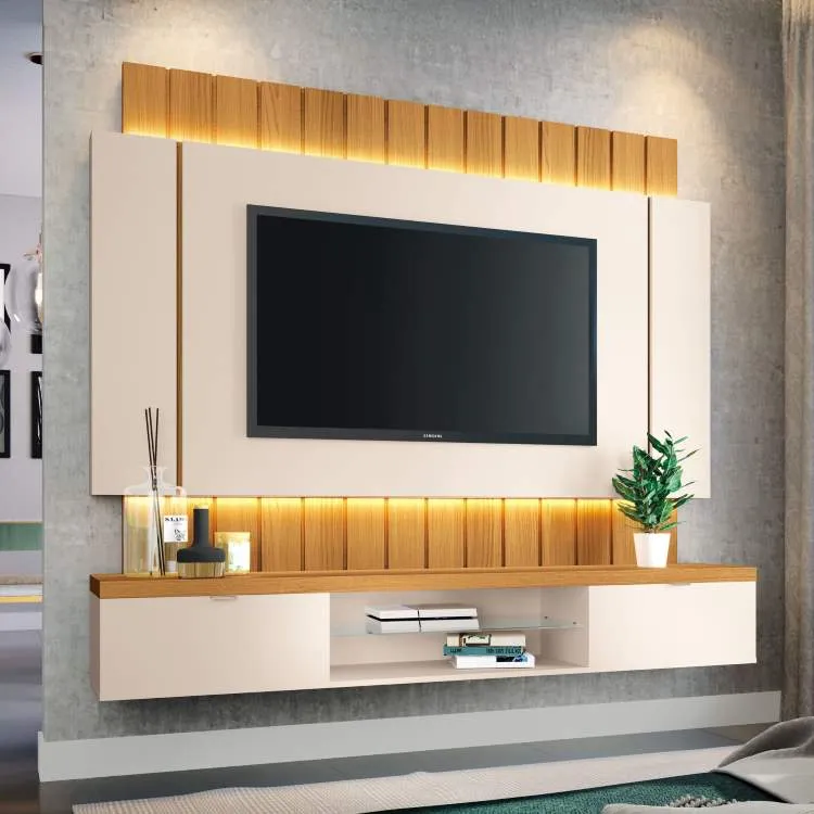 Home Suspenso Illusion 1.8 2P Off White.Cinamomo HB Moveis — Off White/Cinamomo